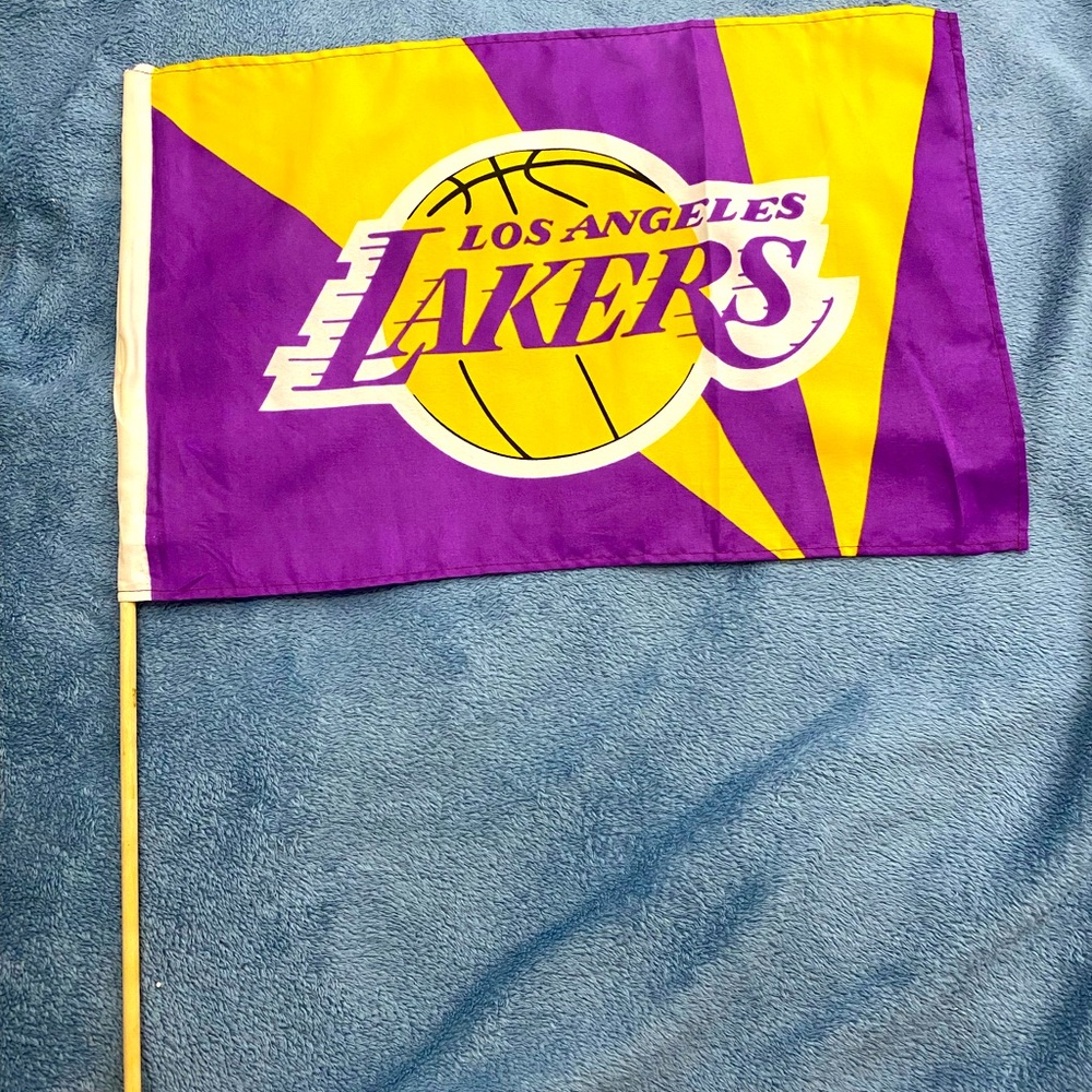NBA Los Angeles Lakers 12” X 19” Fan Hand-Flag